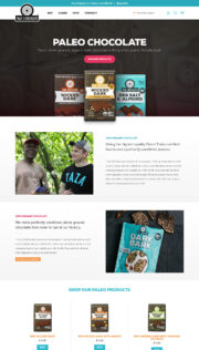 Taza Chocolate Product Landing Page