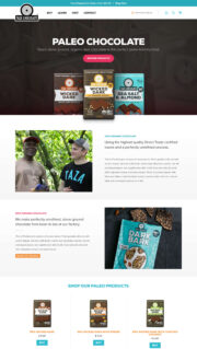 Taza Chocolate Home Page Preview