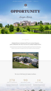 Unicorn Farms Home Page Preview